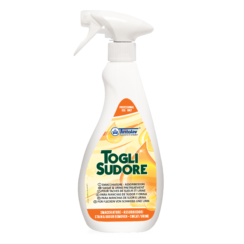 TogliSudore –  средство для устранения пятен пота и мочи с поглотителем запаха 750мл